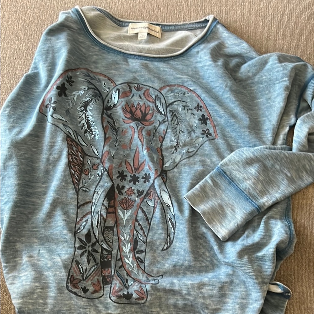Lucky Lotus Blue Sweatshirt